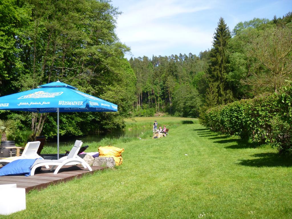 Pension Pulvermuehle ไวเชนเฟลด์ ภายนอก รูปภาพ